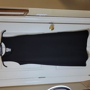 K Studio Black Sleeveless Dress 12 Sheath